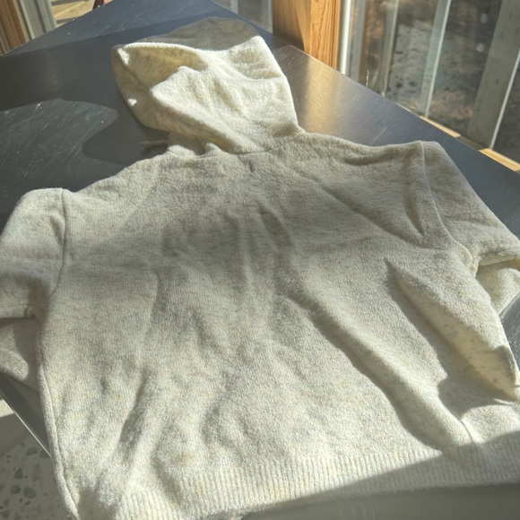 SO Cream Sweater Set: Cropped top and Straight Leg Pants - Picture 7 of 15